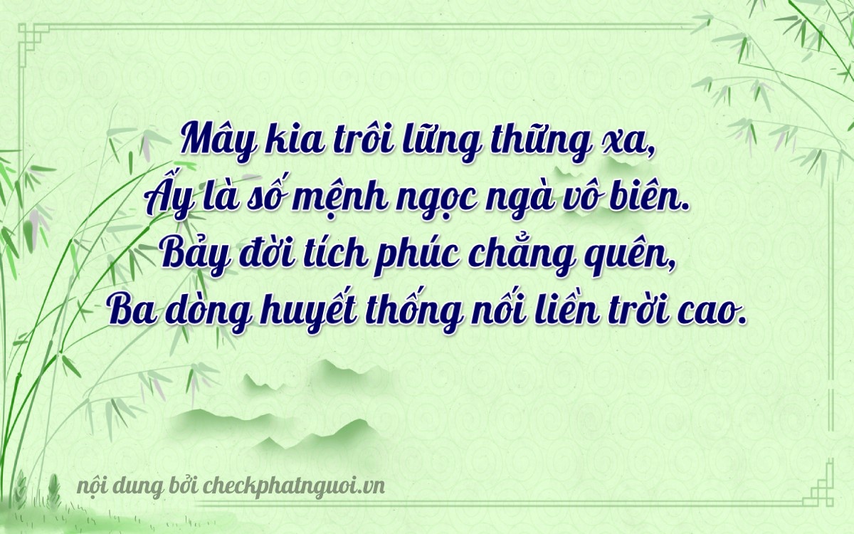 Bài thơ ý nghĩa cho <b>biển số 59P2-68732</b> tại website checkphatnguoi.vn