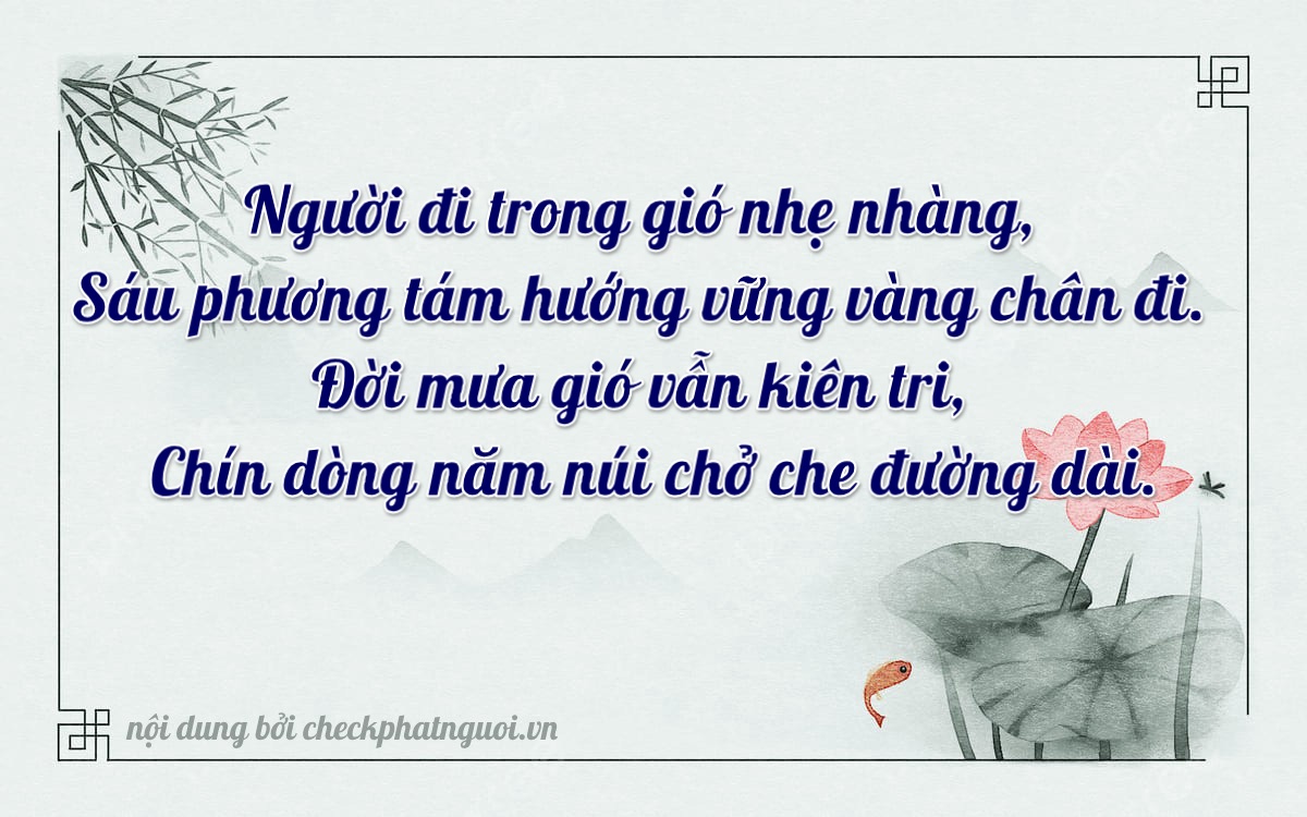 Bài thơ ý nghĩa cho <b>biển số 59PA-16169</b> tại website checkphatnguoi.vn