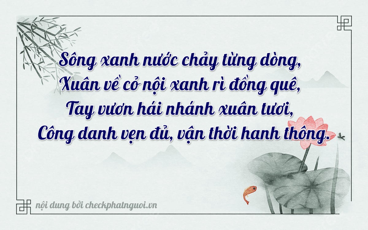 Bài thơ ý nghĩa cho <b>biển số 59S3-76487</b> tại website checkphatnguoi.vn