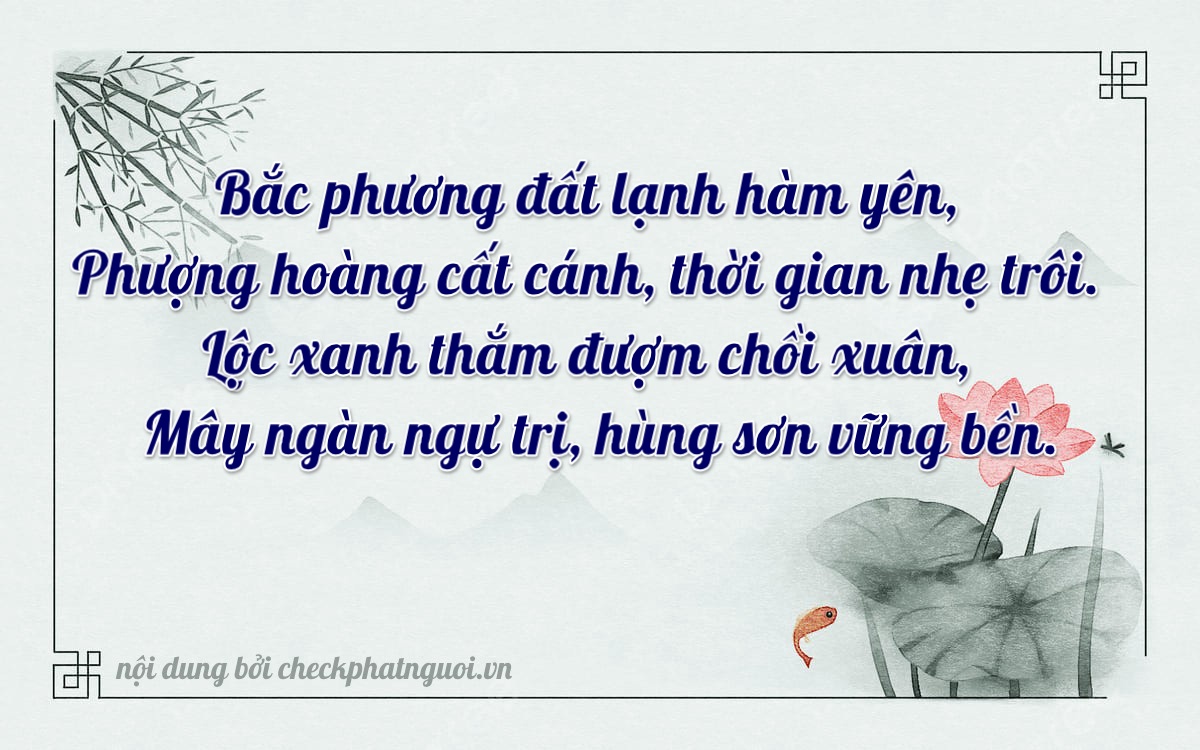 Bài thơ ý nghĩa cho <b>biển số 59SA-14166</b> tại website checkphatnguoi.vn