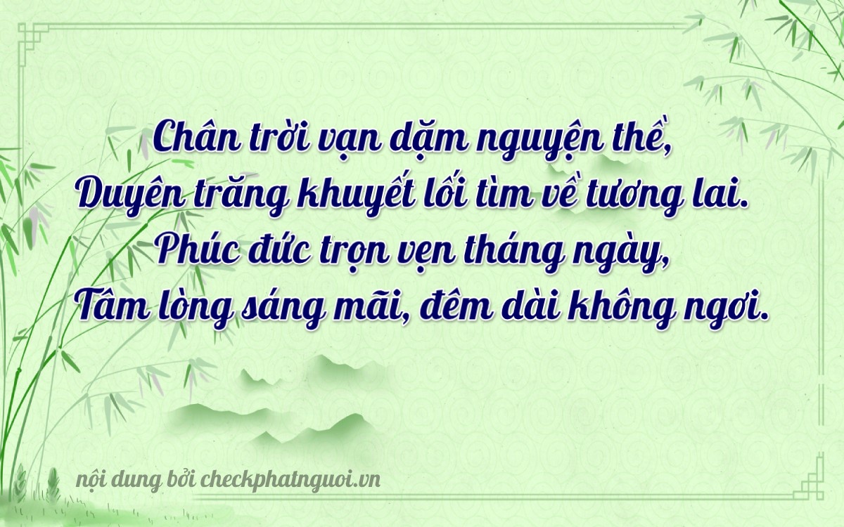 Bài thơ ý nghĩa cho <b>biển số 59SA-22294</b> tại website checkphatnguoi.vn