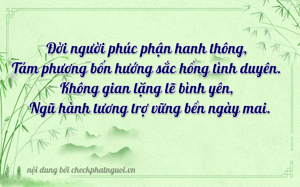 Bài thơ ý nghĩa cho <b>biển số 59T2-19802</b> tại website checkphatnguoi.vn