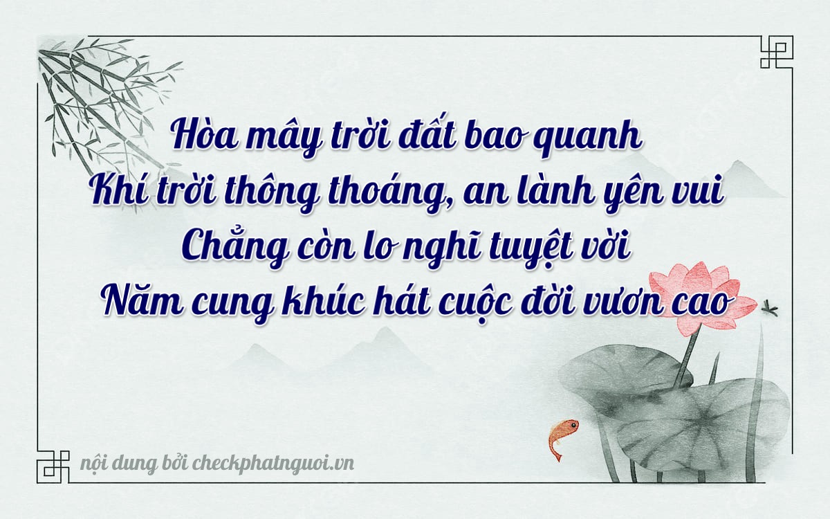 Bài thơ ý nghĩa cho <b>biển số 59TA-20318</b> tại website checkphatnguoi.vn