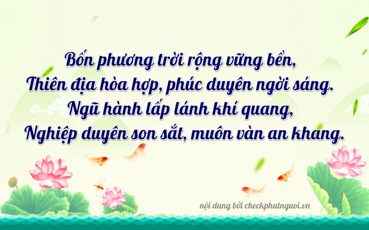 Bài thơ ý nghĩa cho <b>biển số 59U1-49053</b> tại website checkphatnguoi.vn