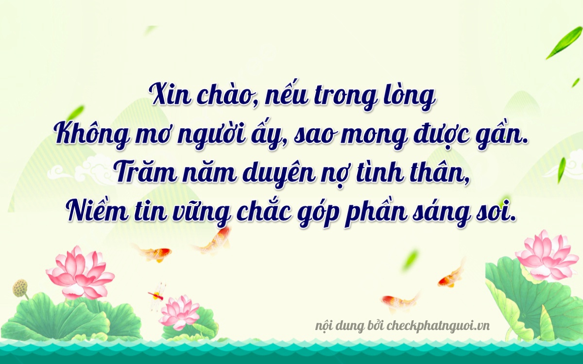 Bài thơ ý nghĩa cho <b>biển số 59U2-26503</b> tại website checkphatnguoi.vn