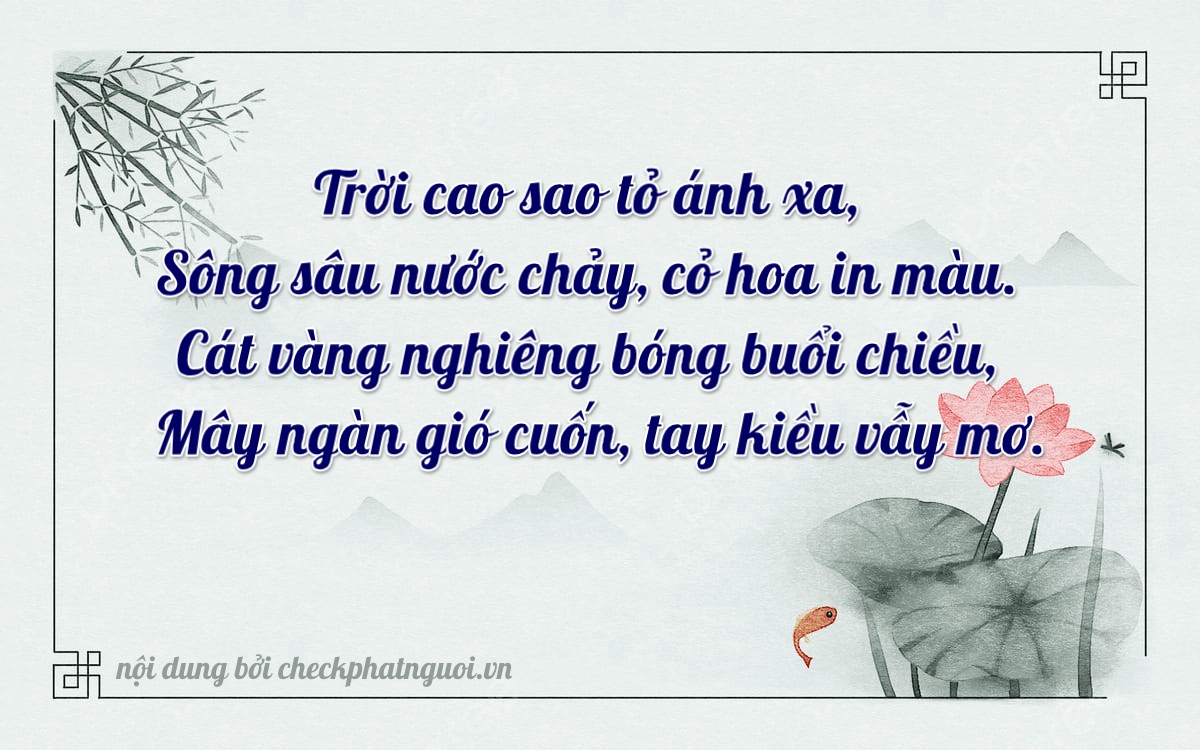 Bài thơ ý nghĩa cho <b>biển số 59U2-30222</b> tại website checkphatnguoi.vn