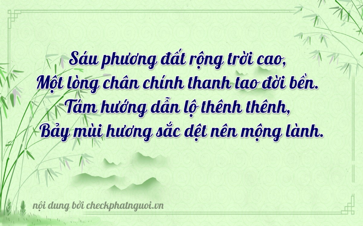 Bài thơ ý nghĩa cho <b>biển số 59U2-61871</b> tại website checkphatnguoi.vn
