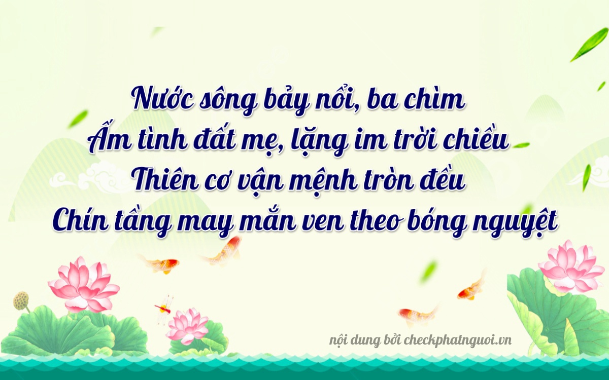 Bài thơ ý nghĩa cho <b>biển số 59UA-07735</b> tại website checkphatnguoi.vn