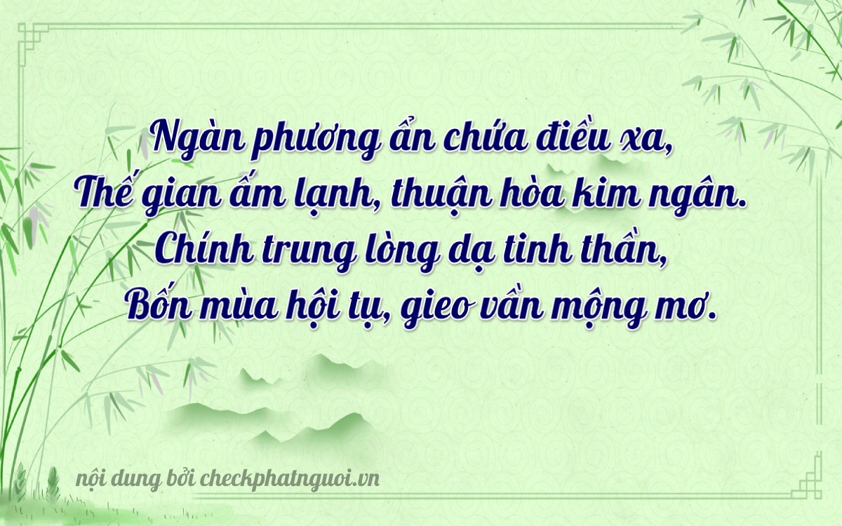 Bài thơ ý nghĩa cho <b>biển số 59V2-19344</b> tại website checkphatnguoi.vn