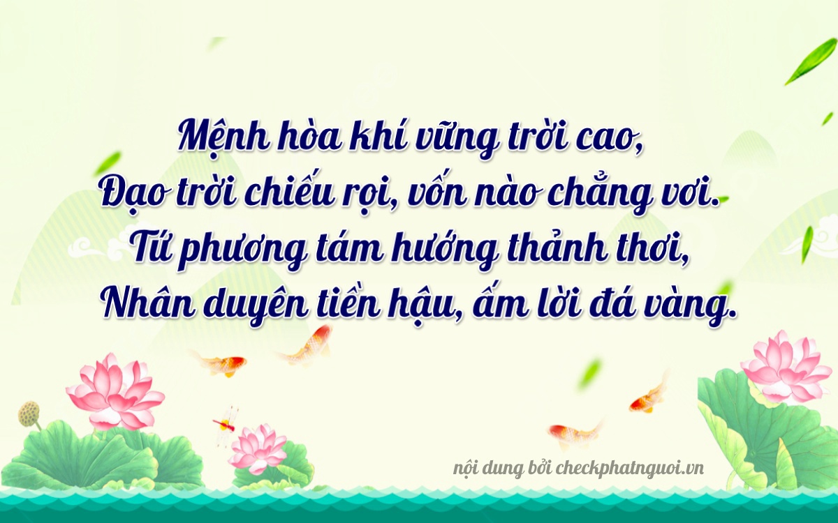 Bài thơ ý nghĩa cho <b>biển số 59VA-09636</b> tại website checkphatnguoi.vn