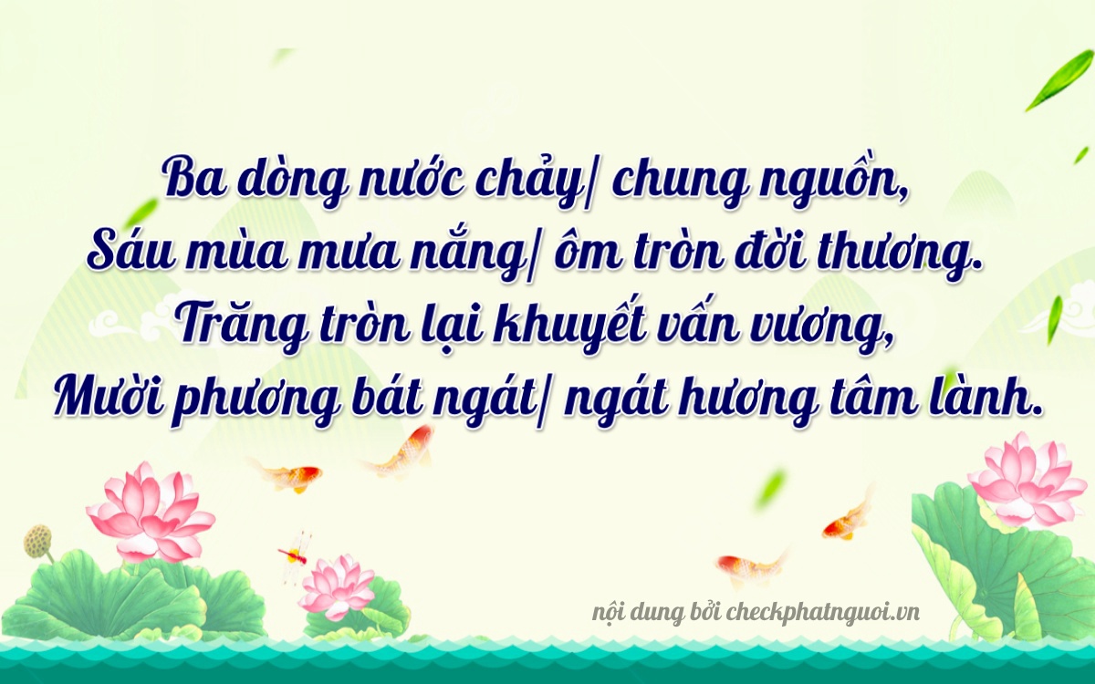 Bài thơ ý nghĩa cho <b>biển số 59VA-30613</b> tại website checkphatnguoi.vn