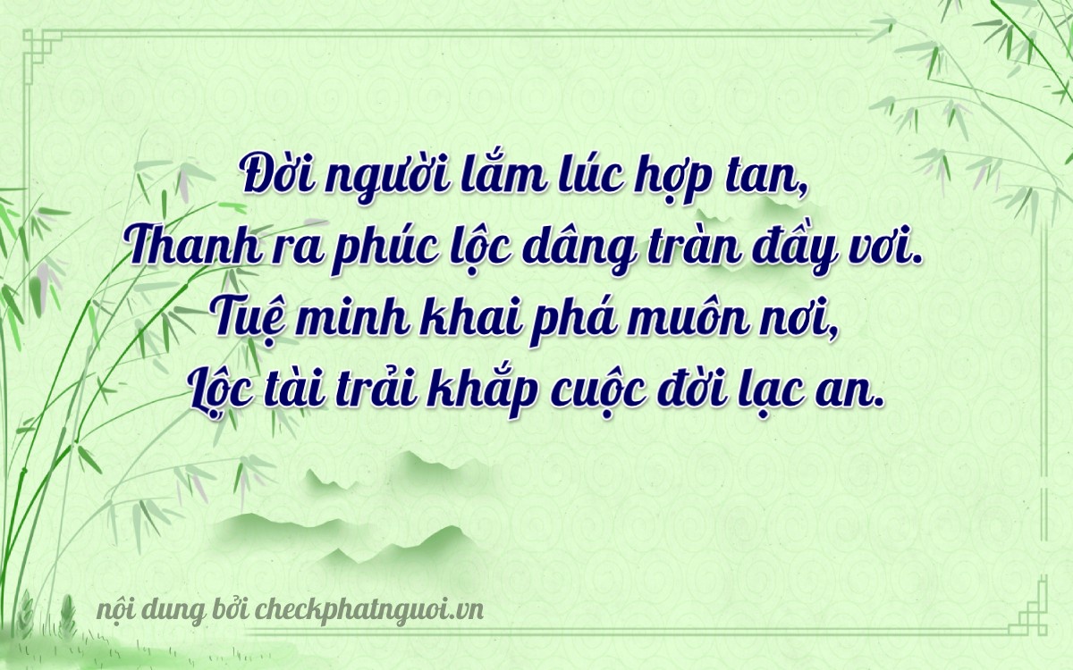 Bài thơ ý nghĩa cho <b>biển số 59X2-77766</b> tại website checkphatnguoi.vn