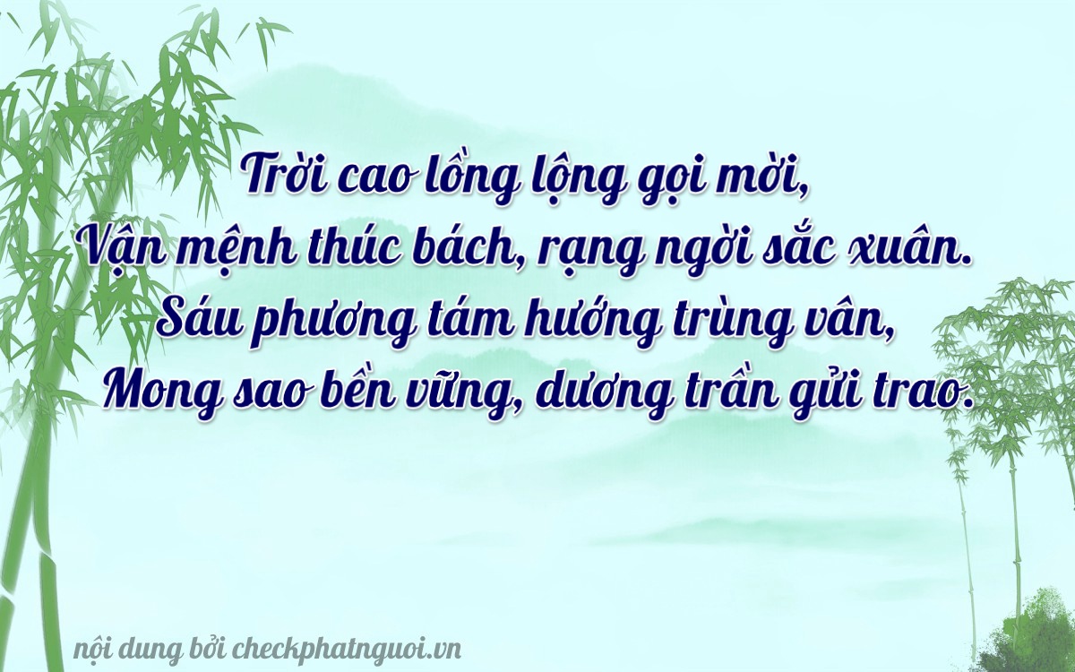Bài thơ ý nghĩa cho <b>biển số 59Y1-53639</b> tại website checkphatnguoi.vn