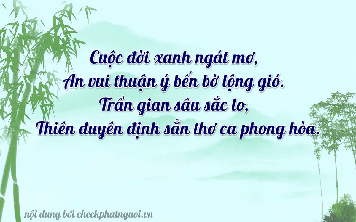 Bài thơ ý nghĩa cho <b>biển số 59Y2-17838</b> tại website checkphatnguoi.vn