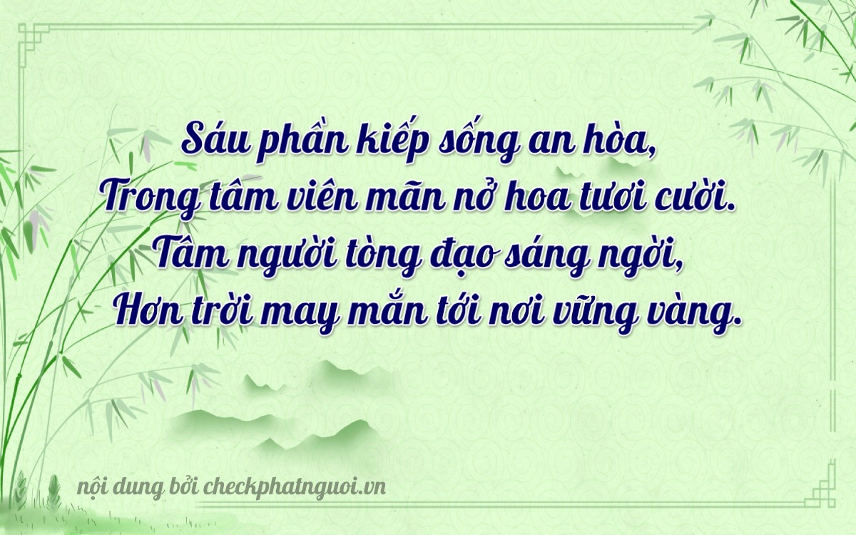 Bài thơ ý nghĩa cho <b>biển số 59Y2-65992</b> tại website checkphatnguoi.vn