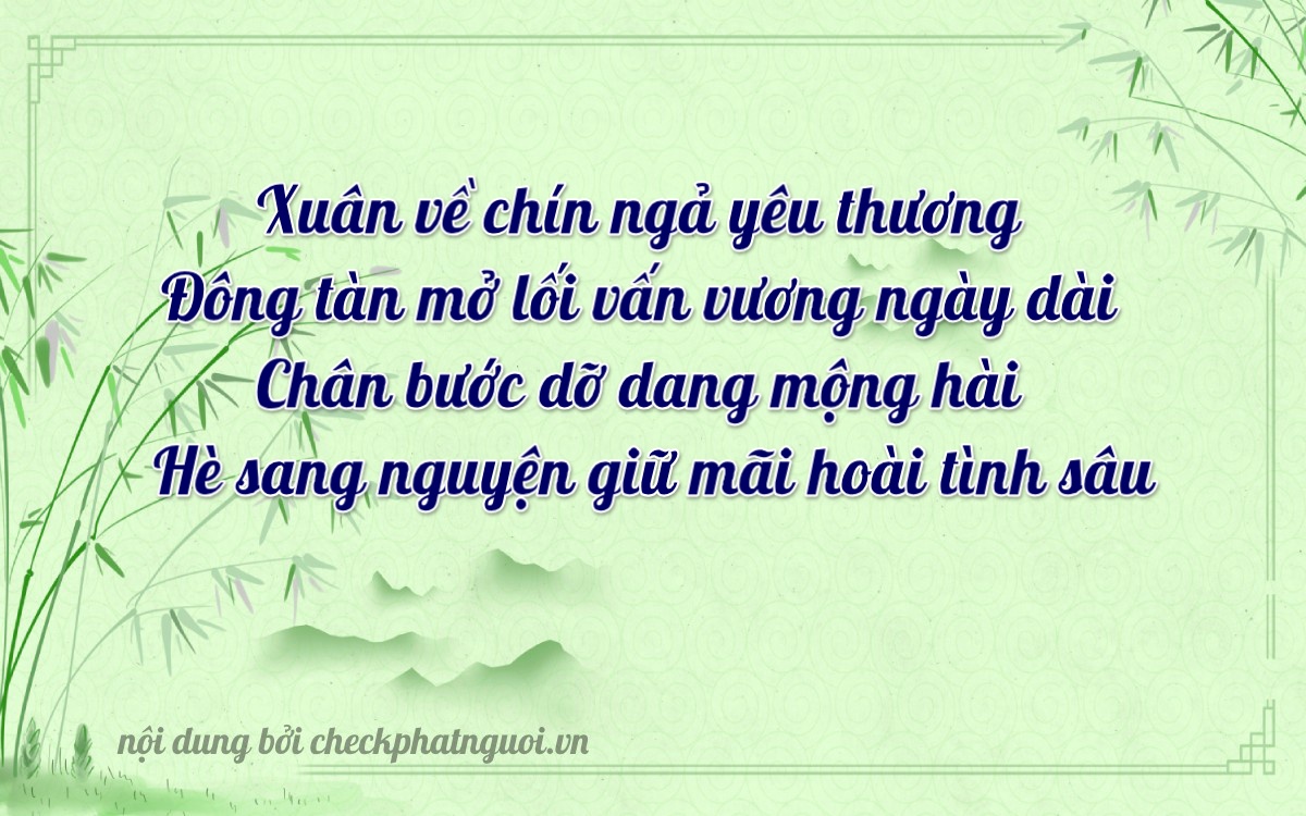 Bài thơ ý nghĩa cho <b>biển số 59Y3-49908</b> tại website checkphatnguoi.vn