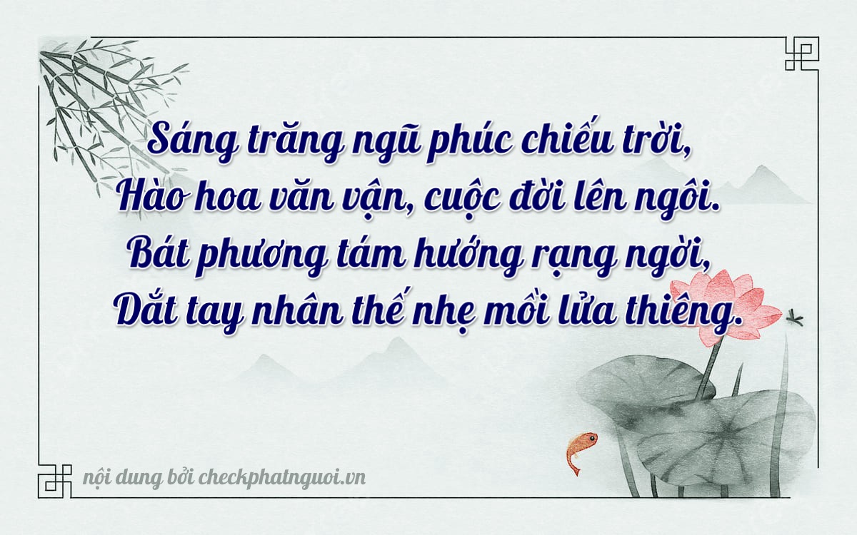 Bài thơ ý nghĩa cho <b>biển số 59Y3-78066</b> tại website checkphatnguoi.vn