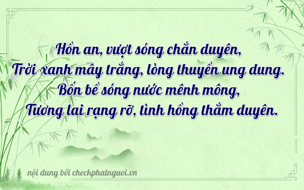 Bài thơ ý nghĩa cho <b>biển số 59Y3-81384</b> tại website checkphatnguoi.vn