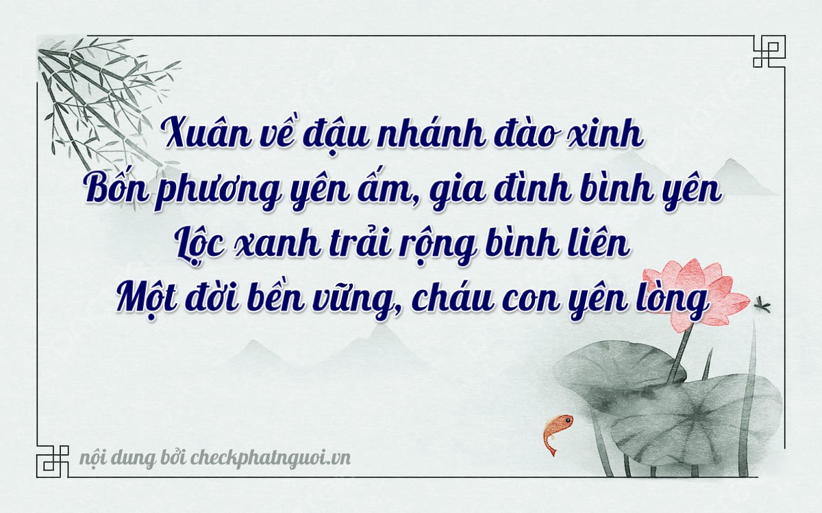Bài thơ ý nghĩa cho <b>biển số 59YA-04460</b> tại website checkphatnguoi.vn