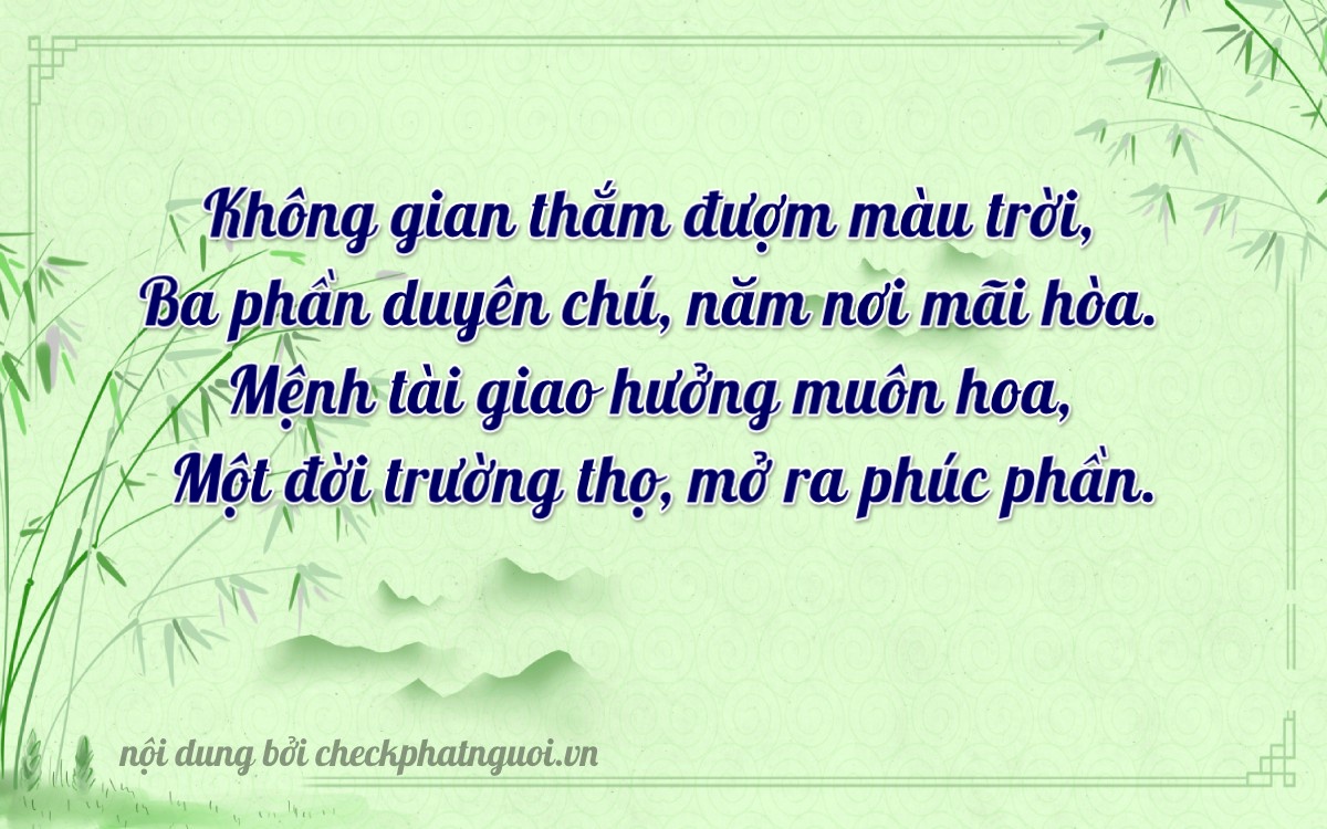 Bài thơ ý nghĩa cho <b>biển số 59YB-03979</b> tại website checkphatnguoi.vn