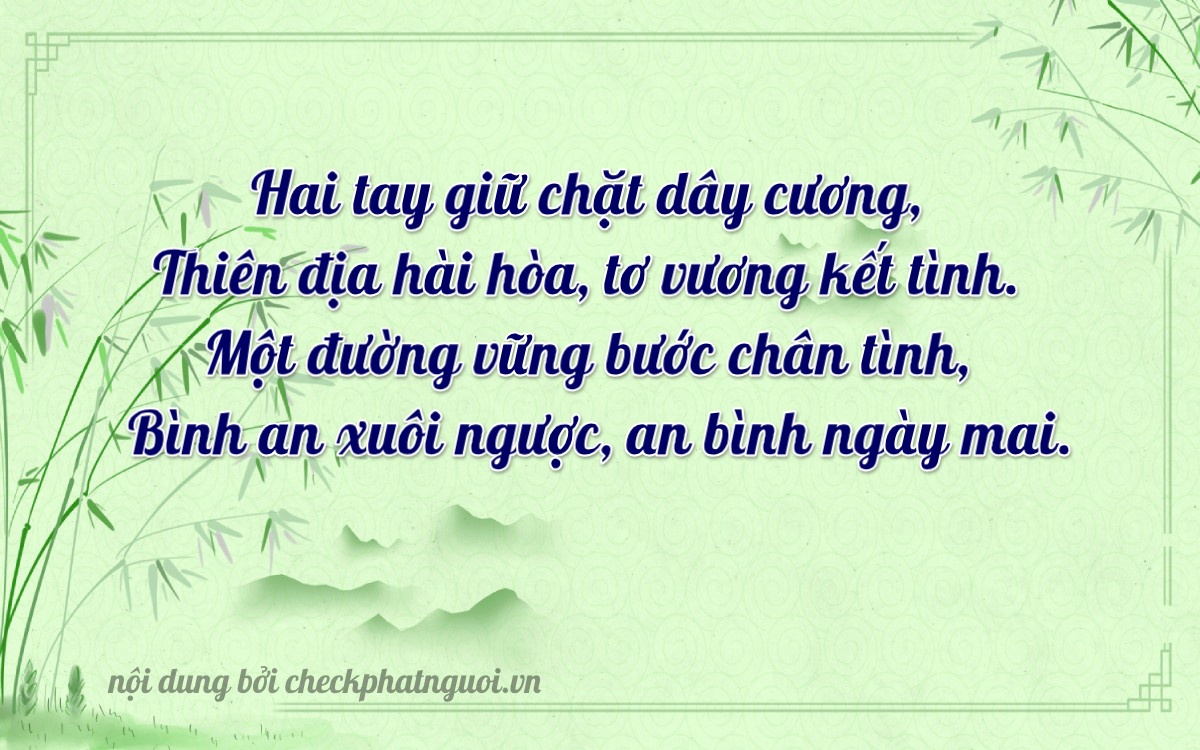 Bài thơ ý nghĩa cho <b>biển số 59Z1-21410</b> tại website checkphatnguoi.vn