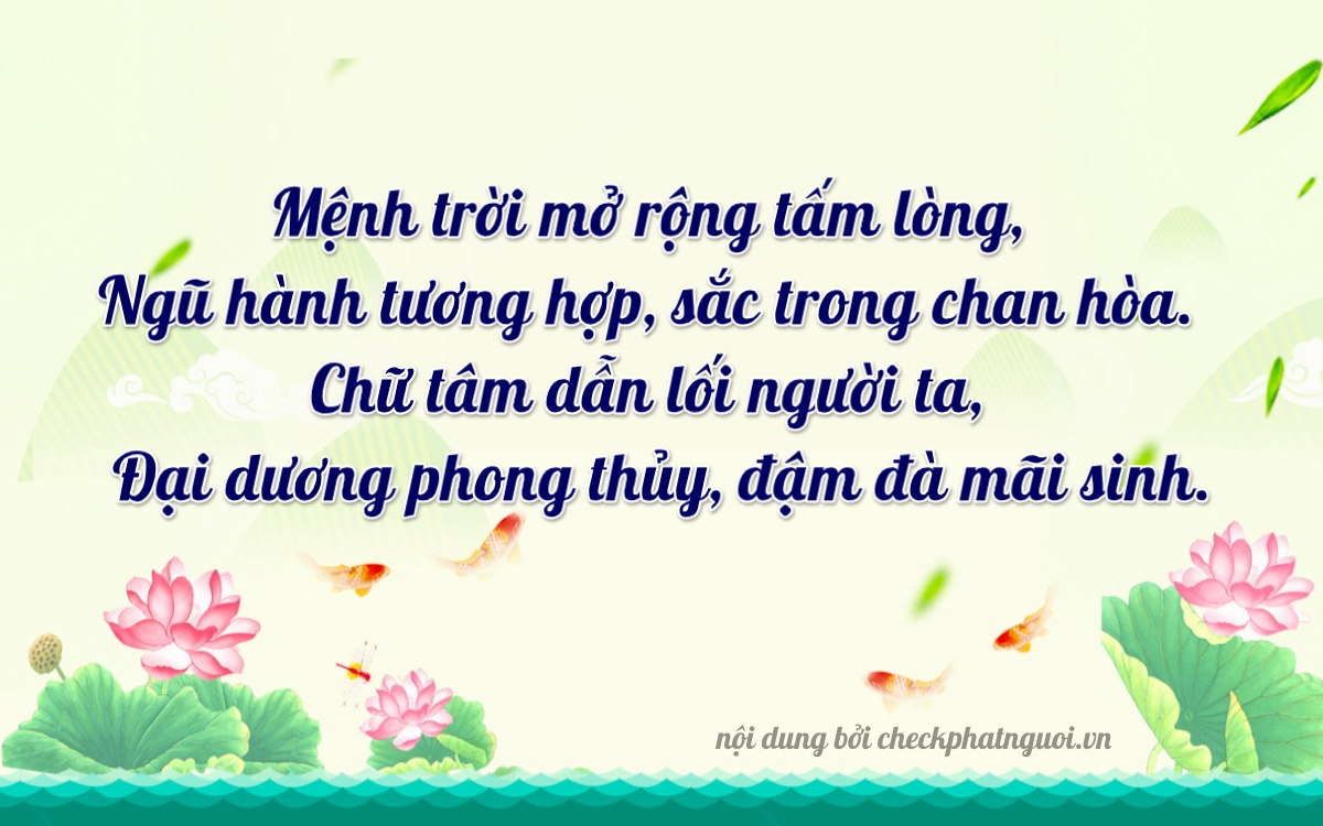 Bài thơ ý nghĩa cho <b>biển số 60A-11776</b> tại website checkphatnguoi.vn