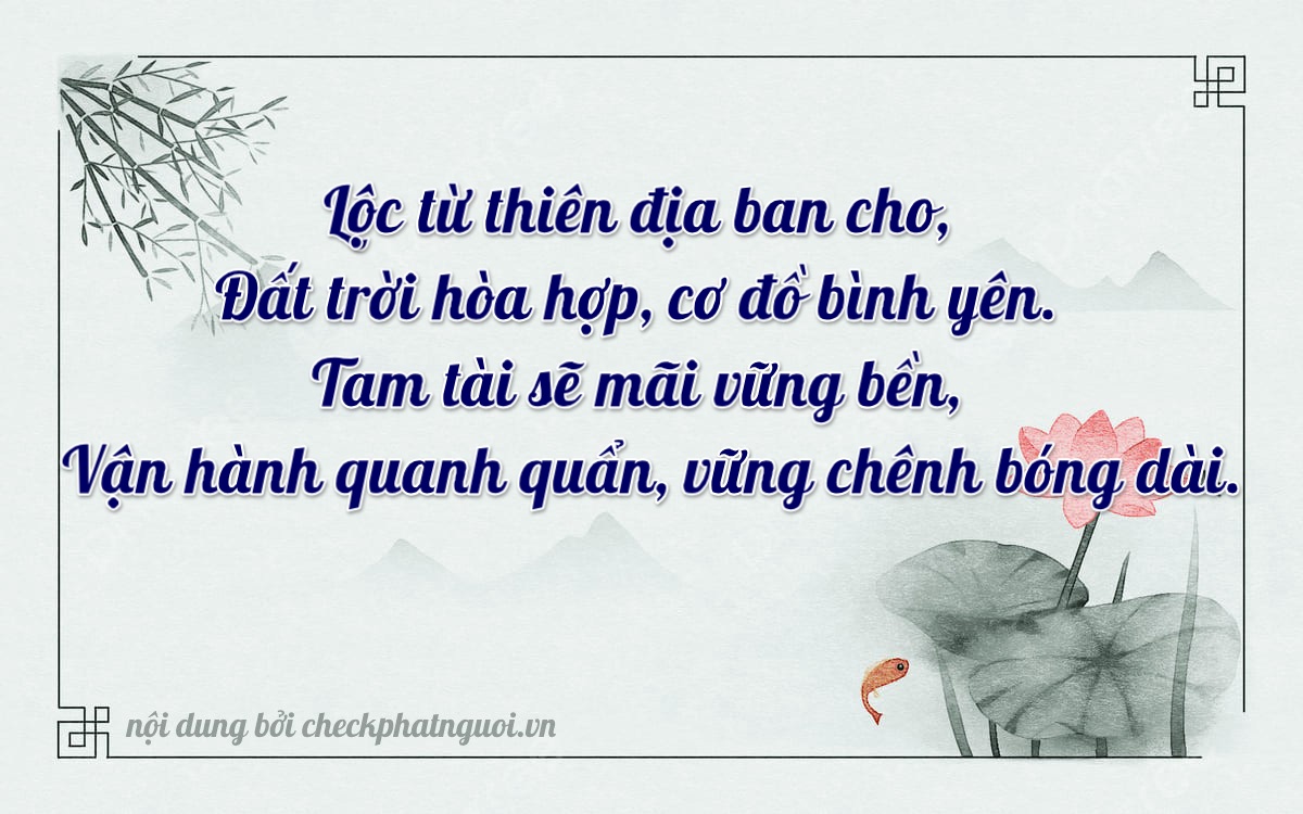 Bài thơ ý nghĩa cho <b>biển số 60A-31260</b> tại website checkphatnguoi.vn