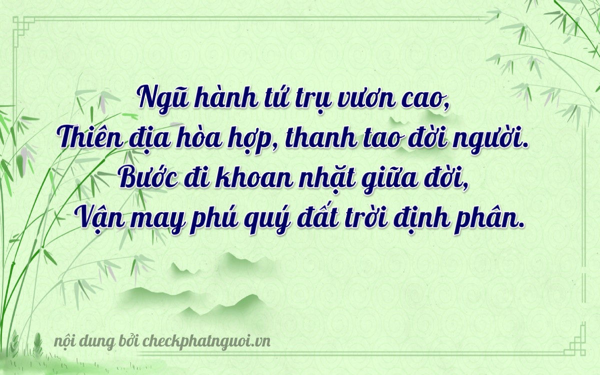 Bài thơ ý nghĩa cho <b>biển số 60A-51155</b> tại website checkphatnguoi.vn