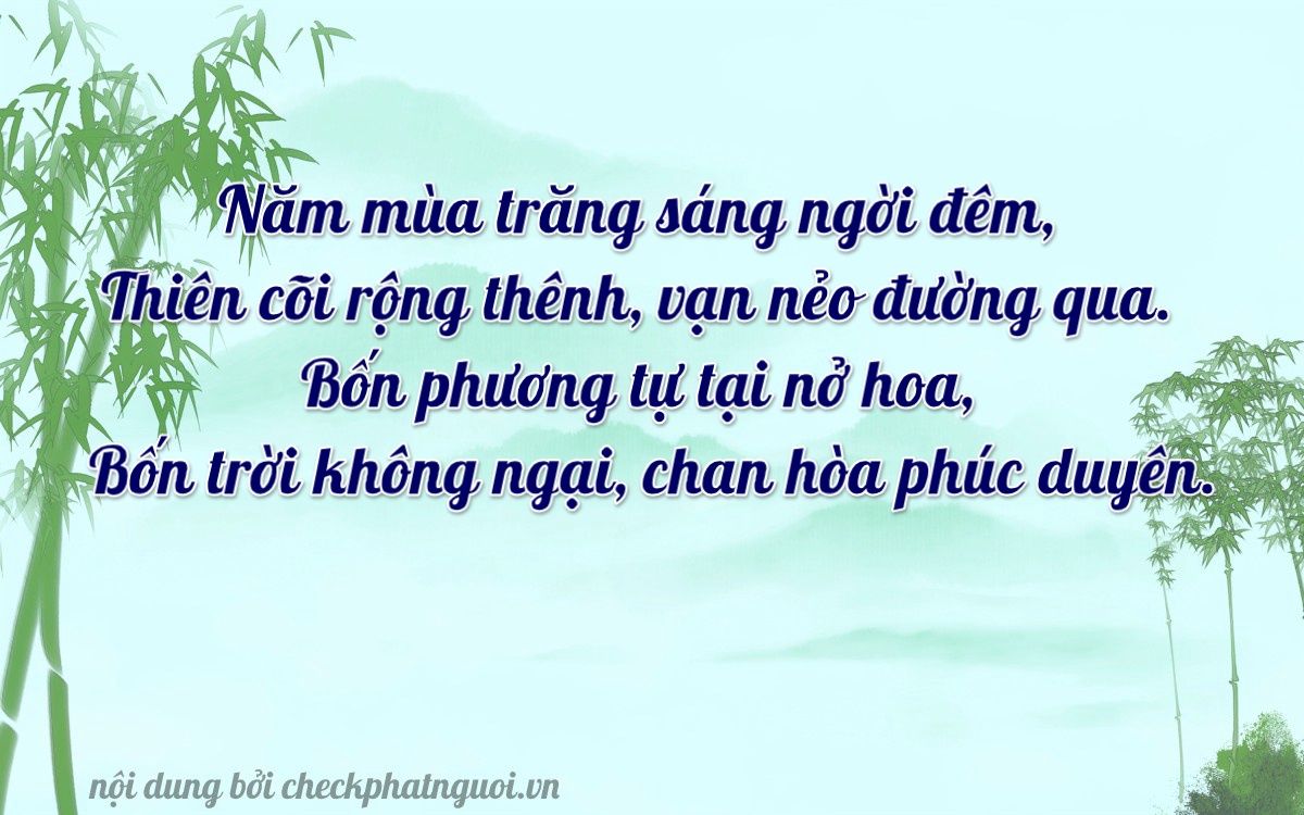 Bài thơ ý nghĩa cho <b>biển số 60A-57844</b> tại website checkphatnguoi.vn