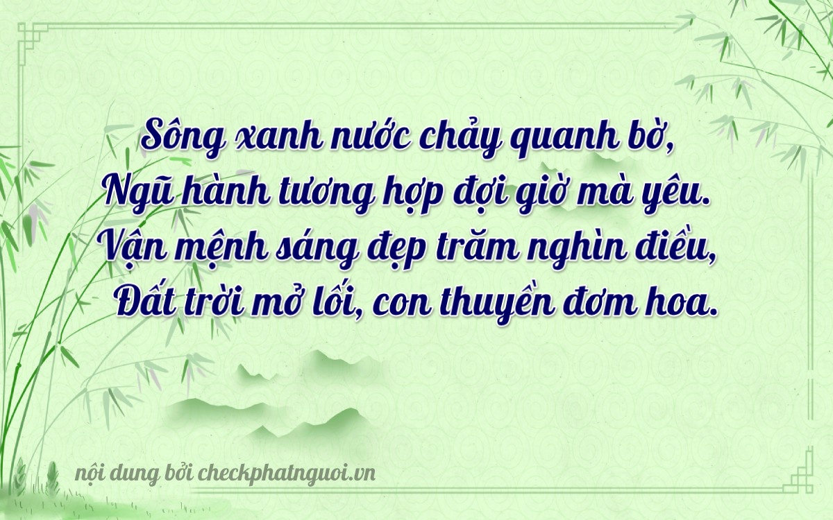 Bài thơ ý nghĩa cho <b>biển số 60A-59774</b> tại website checkphatnguoi.vn