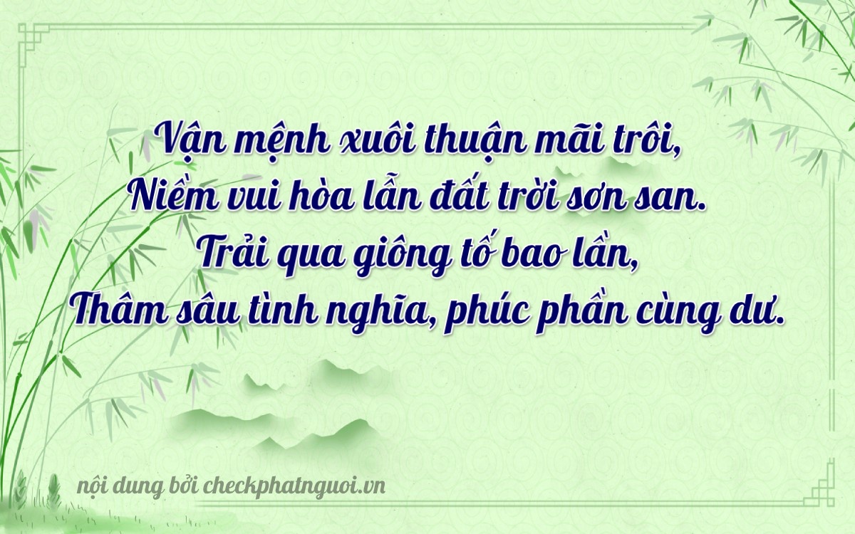 Bài thơ ý nghĩa cho <b>biển số 60A-68880</b> tại website checkphatnguoi.vn