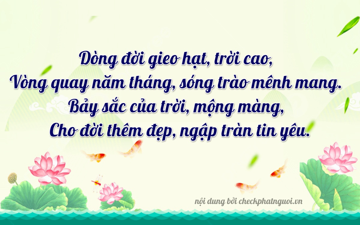Bài thơ ý nghĩa cho <b>biển số 60A-77375</b> tại website checkphatnguoi.vn