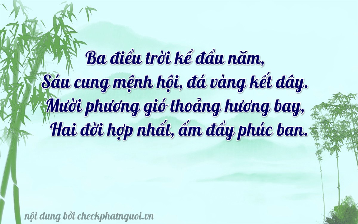 Bài thơ ý nghĩa cho <b>biển số 60A-84612</b> tại website checkphatnguoi.vn