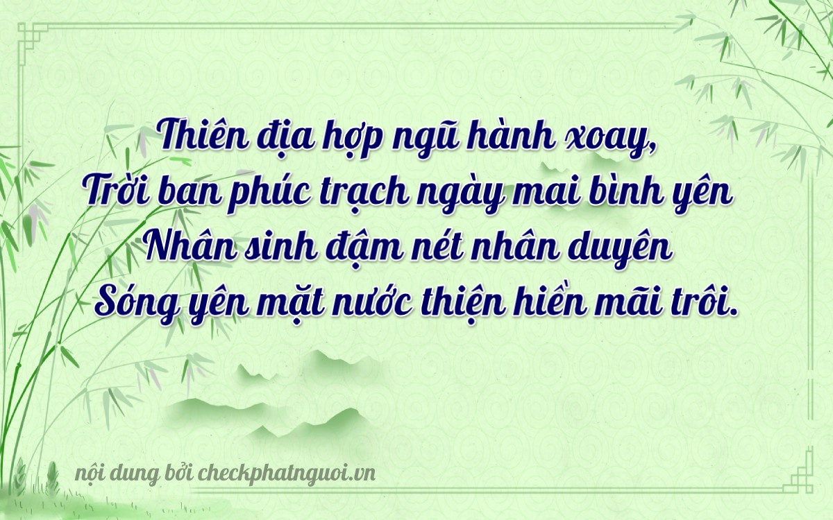 Bài thơ ý nghĩa cho <b>biển số 60AA-44282</b> tại website checkphatnguoi.vn