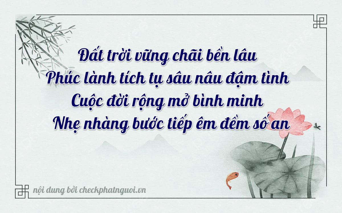 Bài thơ ý nghĩa cho <b>biển số 60AA-85820</b> tại website checkphatnguoi.vn