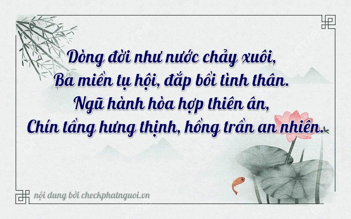 Bài thơ ý nghĩa cho <b>biển số 60AB-35945</b> tại website checkphatnguoi.vn