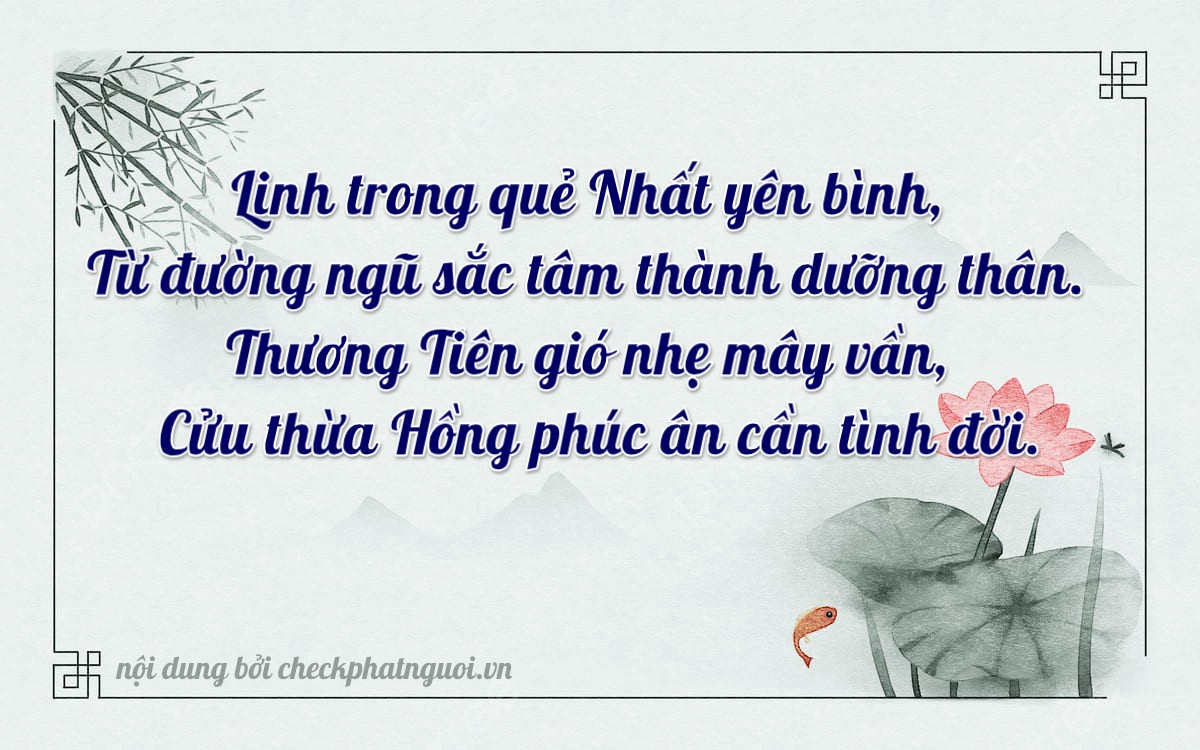 Bài thơ ý nghĩa cho <b>biển số 60AC-14490</b> tại website checkphatnguoi.vn
