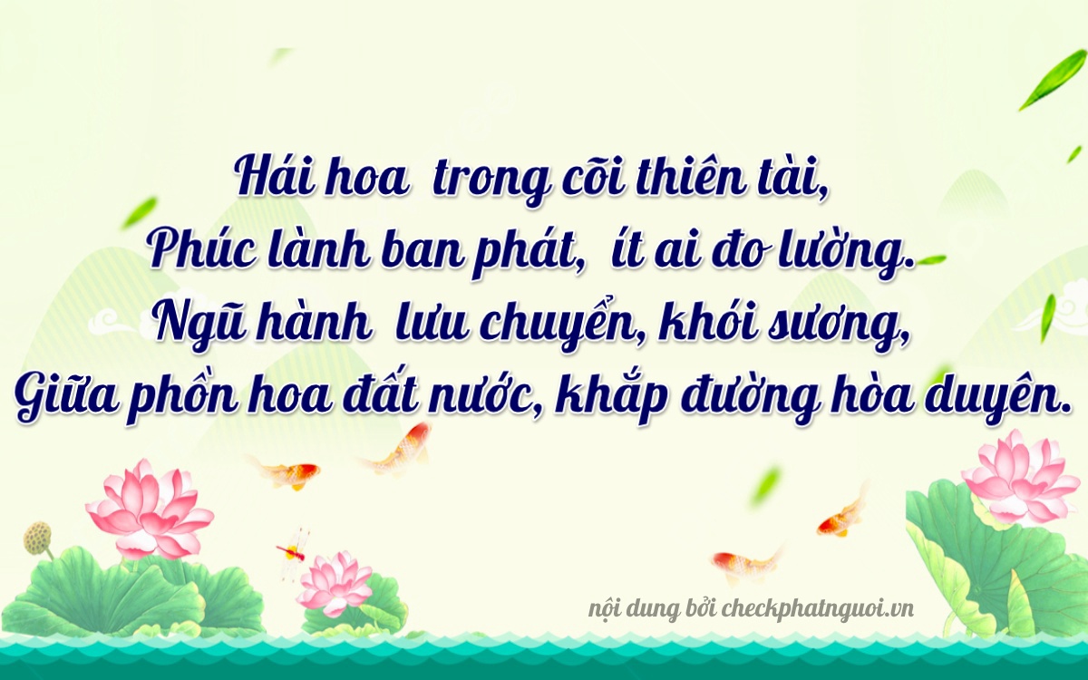 Bài thơ ý nghĩa cho <b>biển số 60AE-25554</b> tại website checkphatnguoi.vn