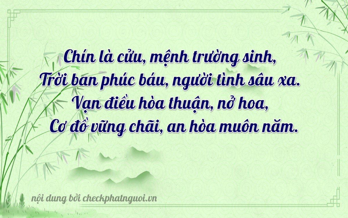 Bài thơ ý nghĩa cho <b>biển số 60AF-99999</b> tại website checkphatnguoi.vn
