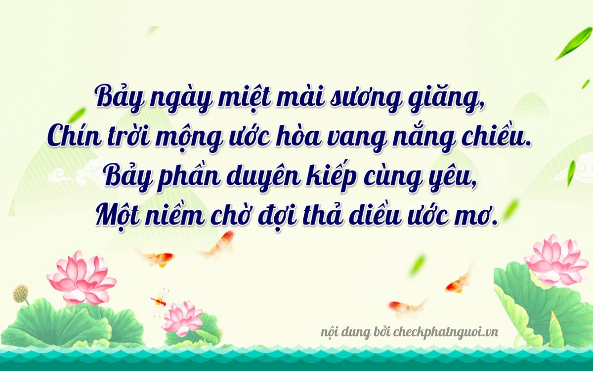 Bài thơ ý nghĩa cho <b>biển số 60B2-79751</b> tại website checkphatnguoi.vn