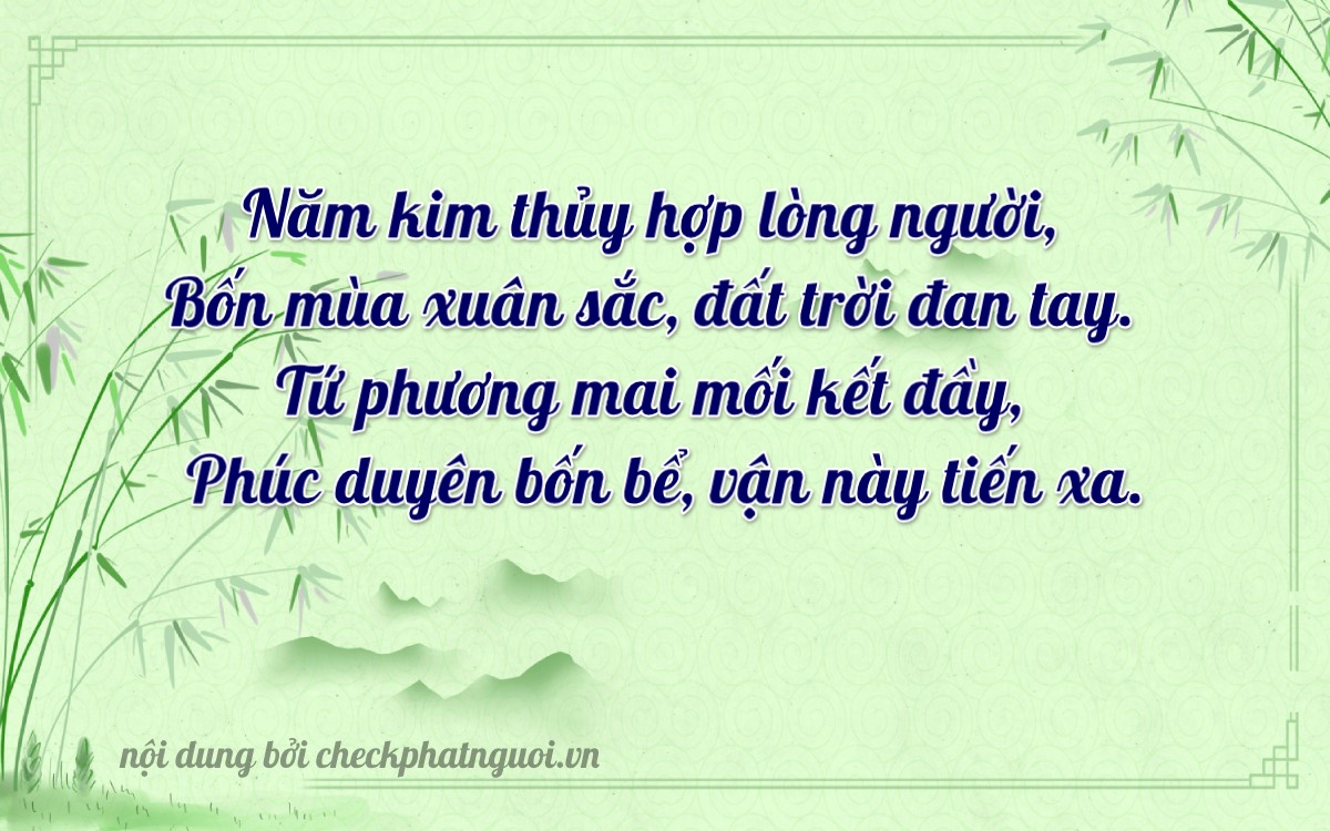 Bài thơ ý nghĩa cho <b>biển số 60B5-57454</b> tại website checkphatnguoi.vn