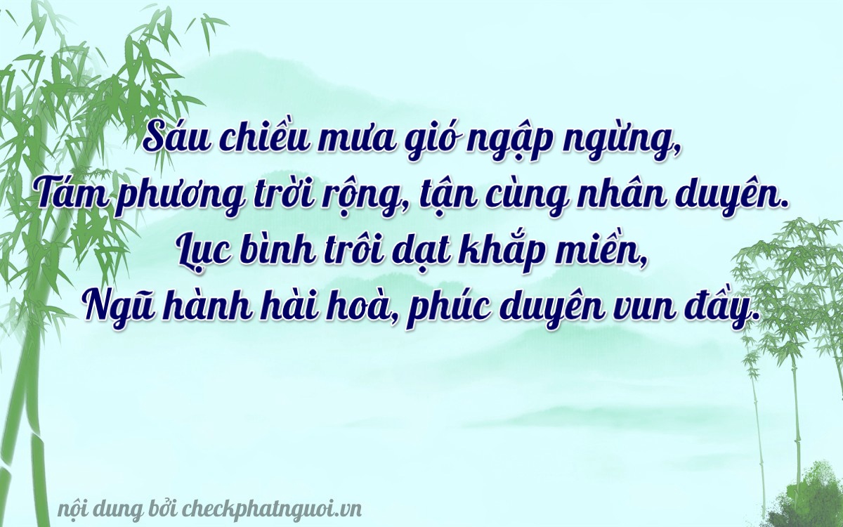 Bài thơ ý nghĩa cho <b>biển số 60B-58668</b> tại website checkphatnguoi.vn