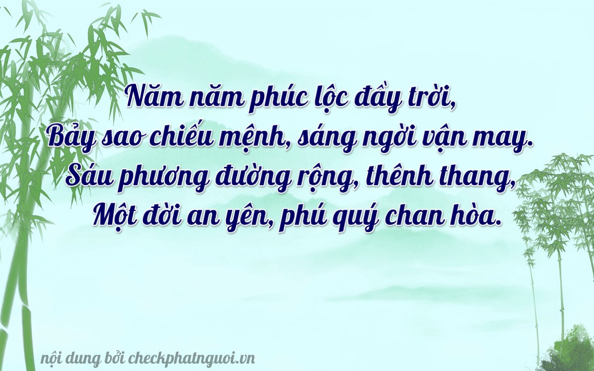 Bài thơ ý nghĩa cho <b>biển số 60B6-57615</b> tại website checkphatnguoi.vn