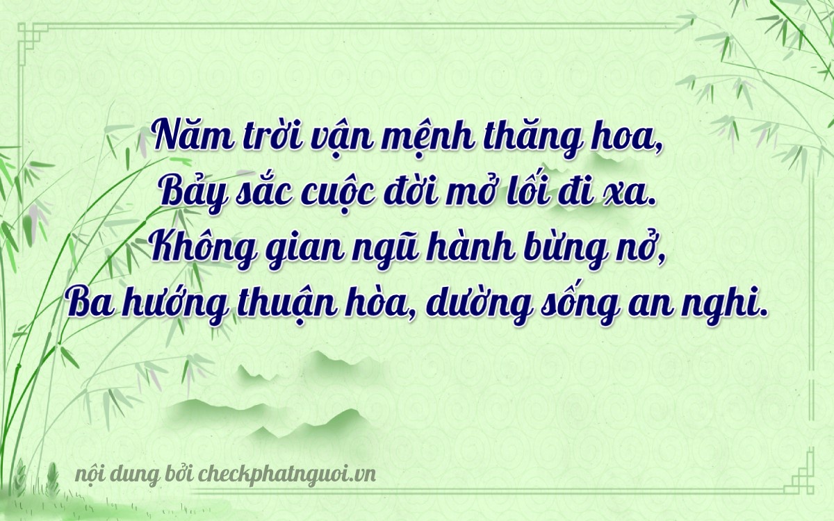 Bài thơ ý nghĩa cho <b>biển số 60B6-70539</b> tại website checkphatnguoi.vn