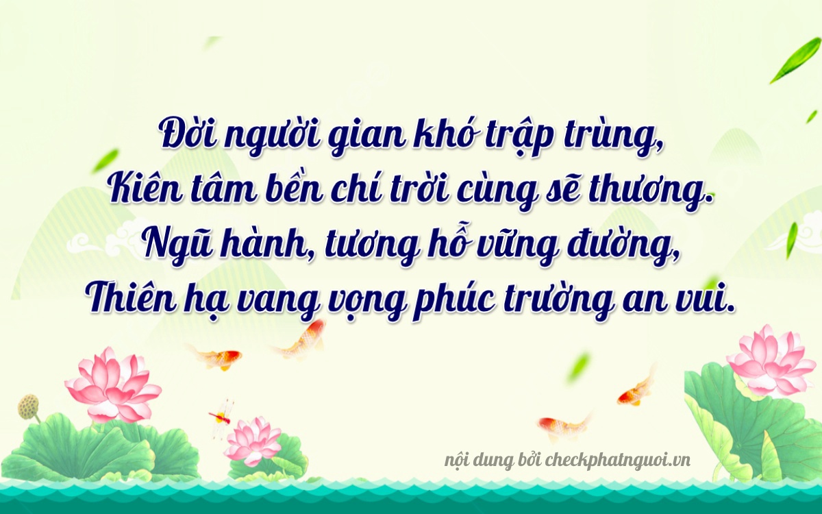 Bài thơ ý nghĩa cho <b>biển số 60B6-88084</b> tại website checkphatnguoi.vn