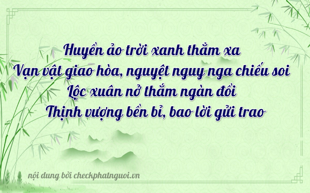 Bài thơ ý nghĩa cho <b>biển số 60B8-29873</b> tại website checkphatnguoi.vn