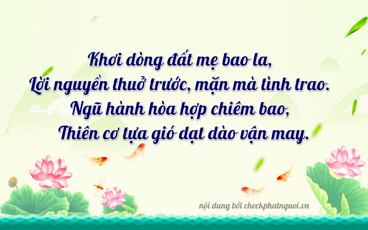 Bài thơ ý nghĩa cho <b>biển số 60B8-43839</b> tại website checkphatnguoi.vn