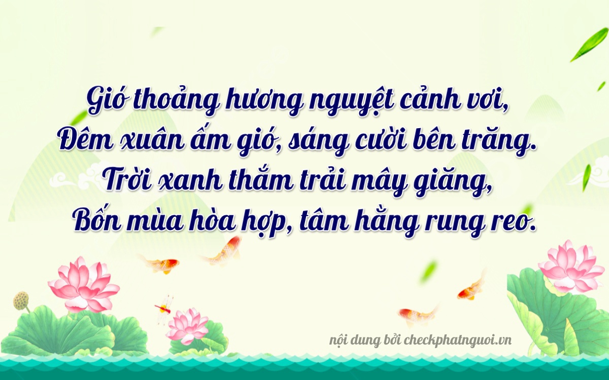 Bài thơ ý nghĩa cho <b>biển số 60C1-39896</b> tại website checkphatnguoi.vn
