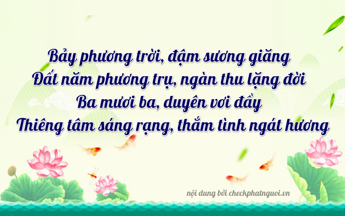 Bài thơ ý nghĩa cho <b>biển số 60C2-75330</b> tại website checkphatnguoi.vn