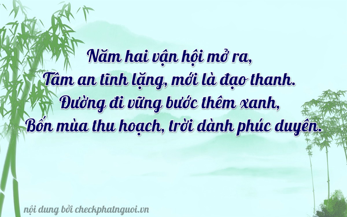 Bài thơ ý nghĩa cho <b>biển số 60C-52247</b> tại website checkphatnguoi.vn